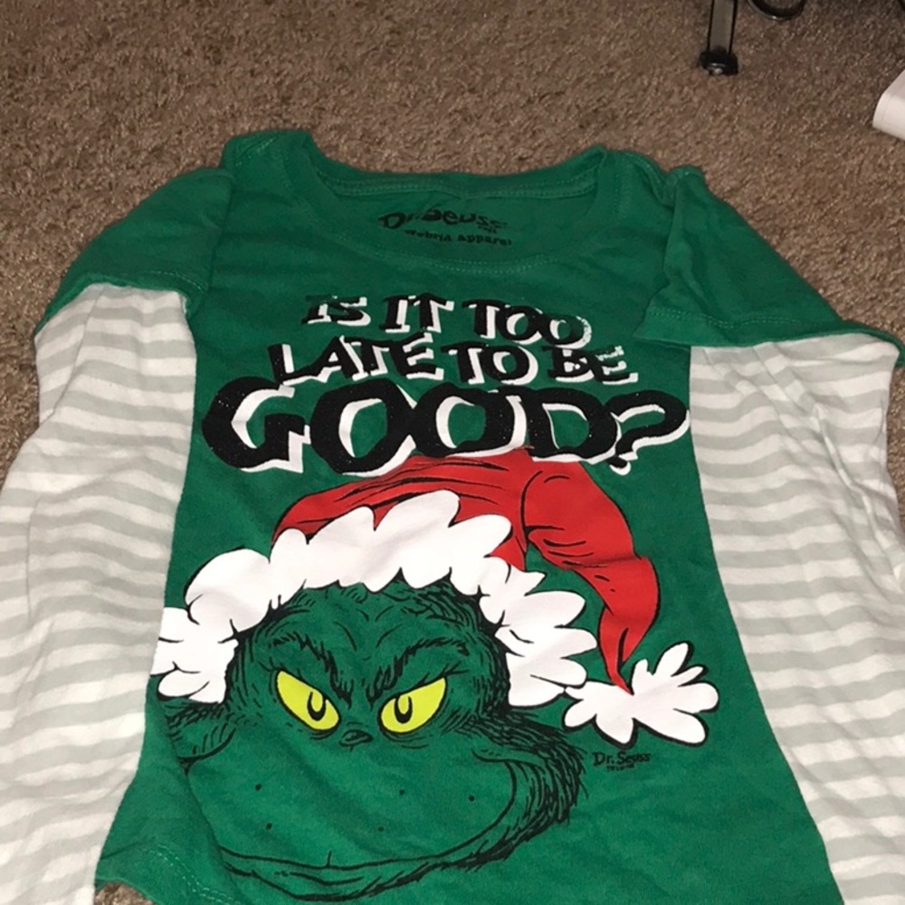 A “Grinch” shirt for kids